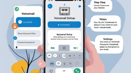 how to set up voicemail on iphone