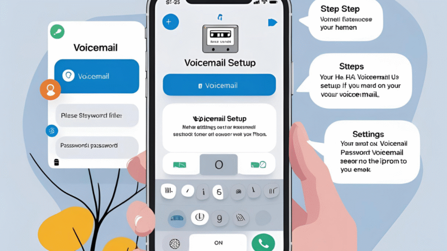 how to set up voicemail on iphone