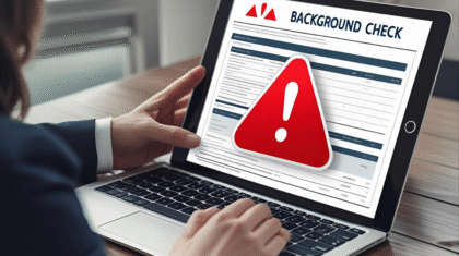 what causes a red flag on a background check?