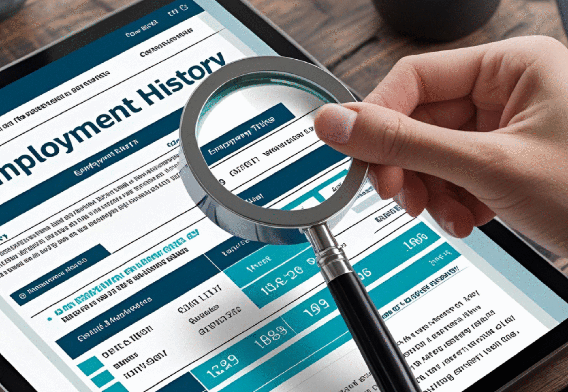 do background checks show employment history